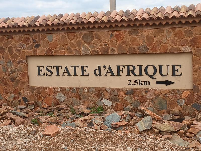 0 Bedroom Property for Sale in Estate D Afrique North West